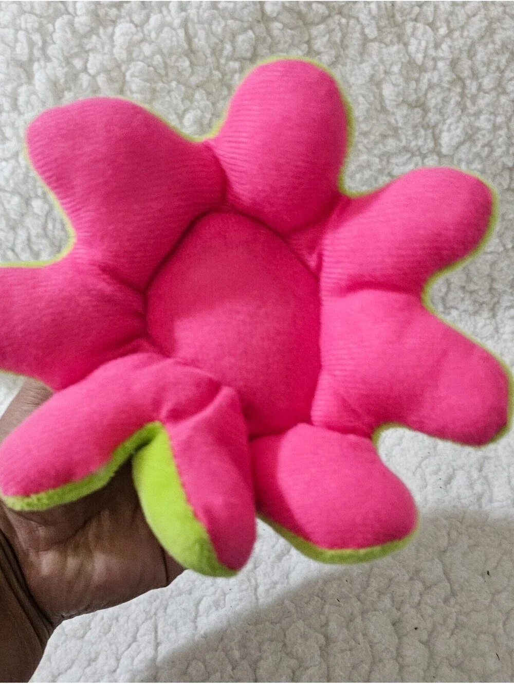 Goffa Octopus Plush Toy Green & Pink Smiling Stuffed Animal 5